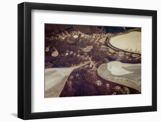 Aerial landscape between Broome and Perth, Australia-Paul Williams-Framed Photographic Print