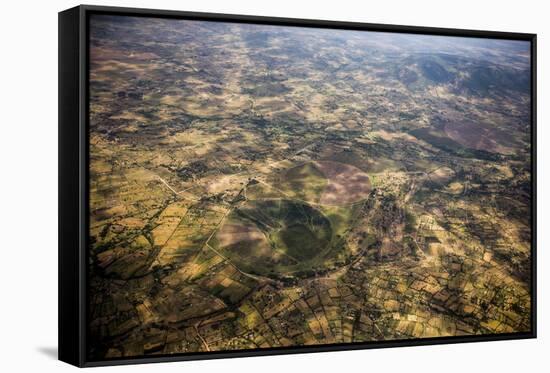 Aerial Landscape, Kenya, East Africa, Africa-James Morgan-Framed Stretched Canvas