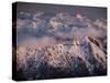 Aerial Landscape, Olympic Mountains, Olympic National Park, Washington State, USA-Colin Brynn-Stretched Canvas