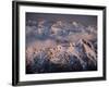 Aerial Landscape, Olympic Mountains, Olympic National Park, Washington State, USA-Colin Brynn-Framed Photographic Print