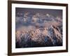 Aerial Landscape, Olympic Mountains, Olympic National Park, Washington State, USA-Colin Brynn-Framed Photographic Print