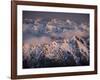 Aerial Landscape, Olympic Mountains, Olympic National Park, Washington State, USA-Colin Brynn-Framed Photographic Print