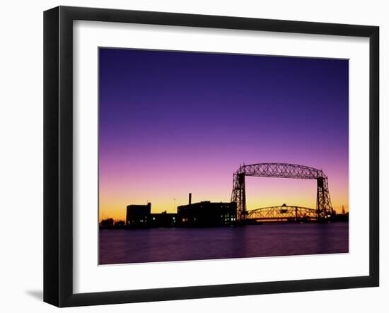 Aerial Lift Bridge, Duluth, Minnesota, USA-null-Framed Premium Photographic Print