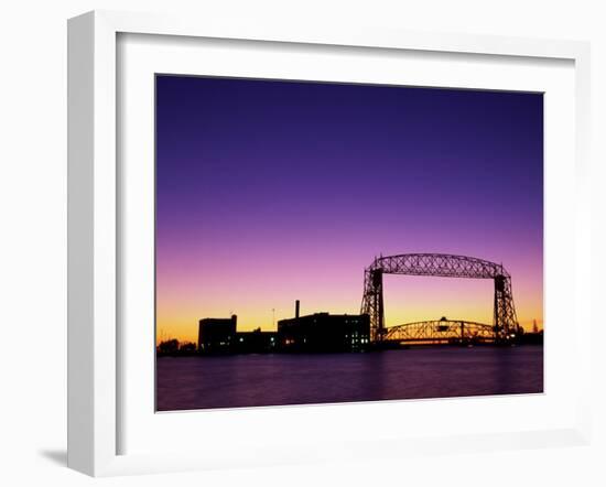 Aerial Lift Bridge, Duluth, Minnesota, USA-null-Framed Premium Photographic Print