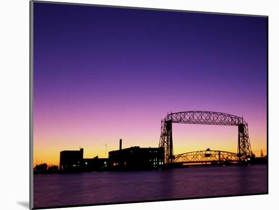 Aerial Lift Bridge, Duluth, Minnesota, USA-null-Mounted Premium Photographic Print