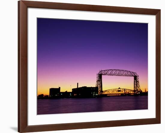 Aerial Lift Bridge, Duluth, Minnesota, USA-null-Framed Photographic Print