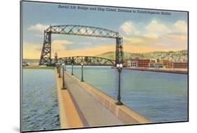 Aerial Lift Bridge, Duluth, Minnesota-null-Mounted Art Print