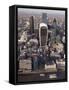 Aerial London Cityscape Dominated by Walkie Talkie Tower, London, England, United Kingdom, Europe-Charles Bowman-Framed Stretched Canvas