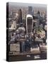 Aerial London Cityscape Dominated by Walkie Talkie Tower, London, England, United Kingdom, Europe-Charles Bowman-Stretched Canvas