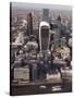 Aerial London Cityscape Dominated by Walkie Talkie Tower, London, England, United Kingdom, Europe-Charles Bowman-Stretched Canvas