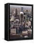 Aerial London Cityscape Dominated by Walkie Talkie Tower, London, England, United Kingdom, Europe-Charles Bowman-Framed Stretched Canvas
