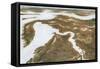 Aerial Marshland II-Michael Willett-Framed Stretched Canvas