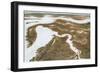 Aerial Marshland II-Michael Willett-Framed Art Print