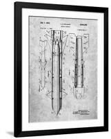 Aerial Missile Patent 1948-Cole Borders-Framed Art Print