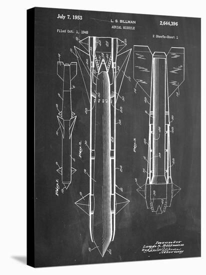 Aerial Missile Patent 1948-null-Stretched Canvas