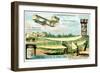 Aerial Navigation, C1910-null-Framed Giclee Print