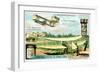 Aerial Navigation, C1910-null-Framed Giclee Print