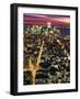 Aerial Night Shot of NYC-Rudi Von Briel-Framed Photographic Print