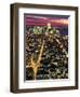 Aerial Night Shot of NYC-Rudi Von Briel-Framed Photographic Print