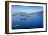 Aerial of a Huge Fjord in Fiordland National Park, South Island, New Zealand, Pacific-Michael Runkel-Framed Photographic Print