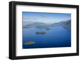 Aerial of a Huge Fjord in Fiordland National Park, South Island, New Zealand, Pacific-Michael Runkel-Framed Photographic Print