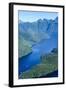 Aerial of a Huge Fjord in Fiordland National Park-Michael-Framed Photographic Print