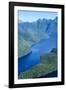 Aerial of a Huge Fjord in Fiordland National Park-Michael-Framed Photographic Print