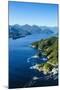 Aerial of a Huge Fjord in Fiordland National Park-Michael-Mounted Photographic Print