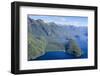 Aerial of a Huge Fjord in Fiordland National Park-Michael-Framed Photographic Print