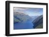 Aerial of a Huge Fjord in Fiordland National Park-Michael-Framed Photographic Print