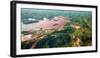 Aerial of a Mine Tailings Dan and Reservoir-Sloot-Framed Photographic Print