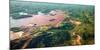 Aerial of a Mine Tailings Dan and Reservoir-Sloot-Mounted Photographic Print