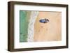 Aerial of a Traditional Fisher Boat in Santa Maria in Sal Island in Cape Verde - Cabo Verde-Samuel Borges Photography-Framed Photographic Print