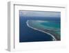 Aerial of Aitutaki lagoon, Rarotonga and the Cook Islands, South Pacific, Pacific-Michael Runkel-Framed Photographic Print