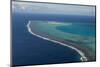 Aerial of Aitutaki lagoon, Rarotonga and the Cook Islands, South Pacific, Pacific-Michael Runkel-Mounted Photographic Print