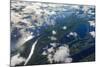 Aerial of Amazon River Basin, Manaus, Brazil-Art Wolfe-Mounted Photographic Print