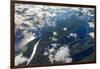 Aerial of Amazon River Basin, Manaus, Brazil-Art Wolfe-Framed Photographic Print