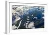 Aerial of Amazon River Basin, Manaus, Brazil-Art Wolfe-Framed Photographic Print