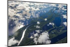 Aerial of Amazon River Basin, Manaus, Brazil-Art Wolfe-Mounted Photographic Print