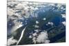 Aerial of Amazon River Basin, Manaus, Brazil-Art Wolfe-Mounted Premium Photographic Print