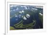 Aerial of Amazon River Basin, Manaus, Brazil-Art Wolfe-Framed Premium Photographic Print