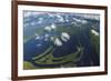 Aerial of Amazon River Basin, Manaus, Brazil-Art Wolfe-Framed Premium Photographic Print