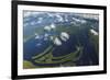 Aerial of Amazon River Basin, Manaus, Brazil-Art Wolfe-Framed Premium Photographic Print