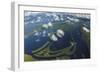 Aerial of Amazon River Basin, Manaus, Brazil-Art Wolfe-Framed Photographic Print