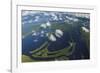 Aerial of Amazon River Basin, Manaus, Brazil-Art Wolfe-Framed Photographic Print