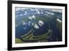 Aerial of Amazon River Basin, Manaus, Brazil-Art Wolfe-Framed Photographic Print