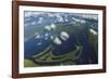 Aerial of Amazon River Basin, Manaus, Brazil-Art Wolfe-Framed Photographic Print