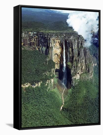 Aerial of Angel Falls-Carl Mydans-Framed Stretched Canvas