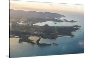 Aerial of Antigua, West Indies, Caribbean, Central America-Michael Runkel-Stretched Canvas