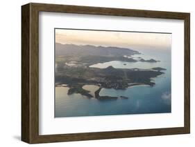 Aerial of Antigua, West Indies, Caribbean, Central America-Michael Runkel-Framed Photographic Print